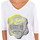 Textiel Dames T-shirts met lange mouwen Met 10DMC0245-J1254-0001G Wit