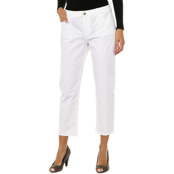 Textiel Dames Broeken / Pantalons Armani jeans Pantalon long Wit