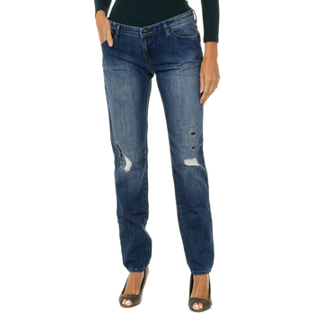 Textiel Dames Broeken / Pantalons Armani jeans 6X5J06-5DZJZ-1500 Blauw
