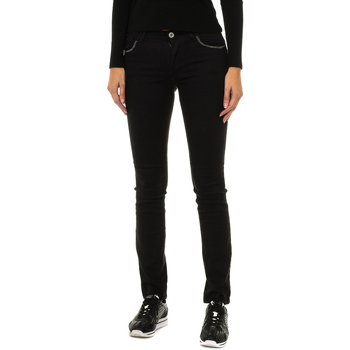 Textiel Dames Broeken / Pantalons Armani jeans B5J23-PB-12 Zwart