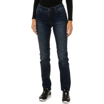 Textiel Dames Broeken / Pantalons Armani jeans BWJ18-9H-15 Blauw