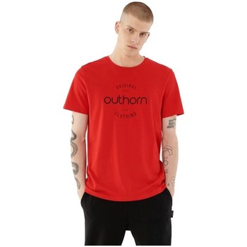 Textiel Heren T-shirts korte mouwen Outhorn TSM600A Rood