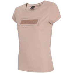Textiel Dames T-shirts korte mouwen 4F TSD034 Rose