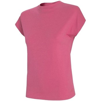 Textiel Heren T-shirts korte mouwen 4F TSD038 Roze