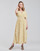 Textiel Dames Lange jurken Betty London ONINA Geel / Wit