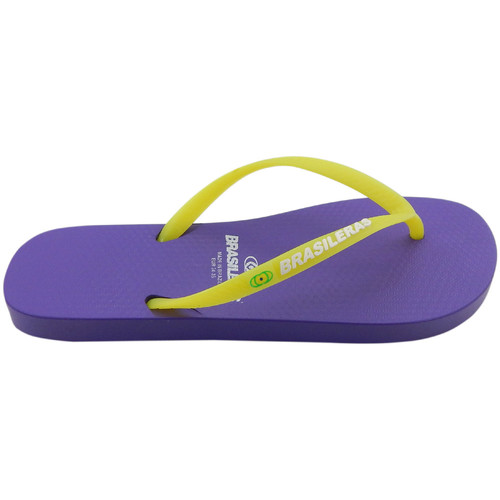 Schoenen Dames Slippers Brasileras Classic Combi Neon W Violet
