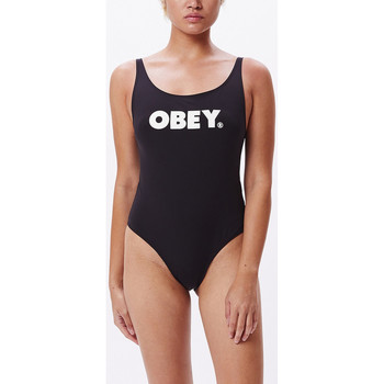 Textiel Dames Zwembroeken/ Zwemshorts Obey bold 3 Zwart