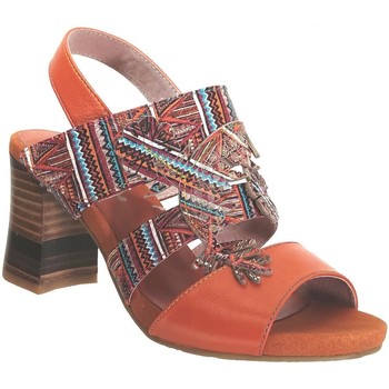Schoenen Dames Sandalen / Open schoenen Laura Vita Ceclesteo 01 Orange