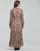 Textiel Dames Lange jurken Freeman T.Porter LAURIANE LEO Rood / Wit