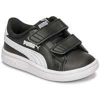 Schoenen Kinderen Lage sneakers Puma SMASH INF Zwart / Wit