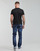 Textiel Heren T-shirts korte mouwen Guess SS BSC APEX TEE Zwart