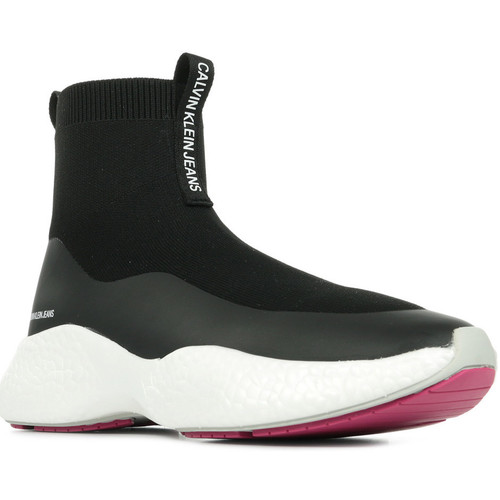 Calvin Klein Jeans Runner Sneaker Sock Zwart - Schoenen Sneakers Dames €  94,99