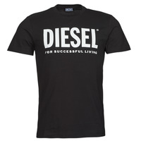 Textiel Heren T-shirts korte mouwen Diesel T-DIEGOS-ECOLOGO Zwart