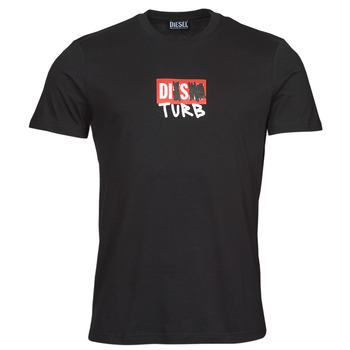 Textiel Heren T-shirts korte mouwen Diesel T-DIEGOS-B10 Zwart