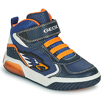 Schoenen Jongens Hoge sneakers Geox INEK Marine / Orange