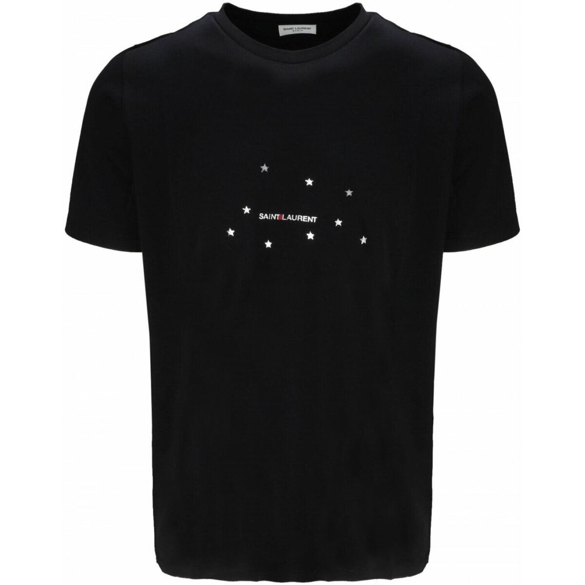 Textiel Heren T-shirts korte mouwen Yves Saint Laurent BMK577087 Zwart