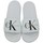 Schoenen Dames Leren slippers Calvin Klein Jeans YW0YW00103 Wit