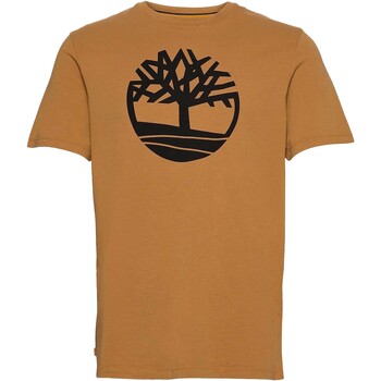 Textiel Heren T-shirts korte mouwen Timberland 227485 Geel