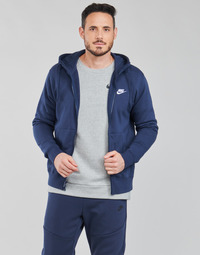 Textiel Heren Sweaters / Sweatshirts Nike NIKE SPORTSWEAR CLUB FLEECE Blauw / Marine / Wit