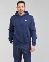 Textiel Heren Sweaters / Sweatshirts Nike NIKE SPORTSWEAR CLUB FLEECE Marine / Wit