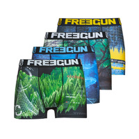 Ondergoed Heren Boxershorts Freegun RECYCLE LANDSCAPE X4 Multicolour