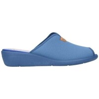 Schoenen Dames Sloffen Calzamur 48119000 Janeiro-120 Mujer Azul Blauw