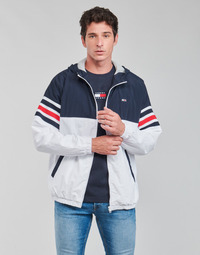 Textiel Heren Wind jackets Tommy Jeans TJM COLORBLOCK ZIPTHRU Blauw / Wit / Rood