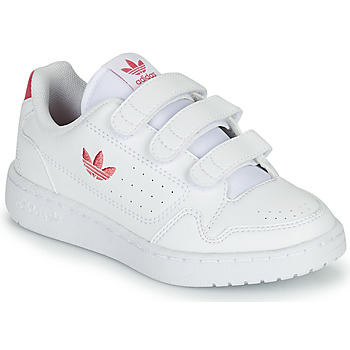 Schoenen Meisjes Lage sneakers adidas Originals NY 90  CF C Wit / Roze