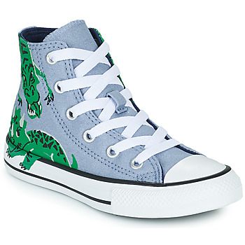 Schoenen Kinderen Hoge sneakers Converse CHUCK TAYLOR ALL STAR DINO DAZE HI Blauw / Groen