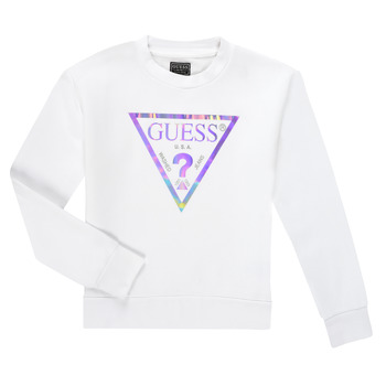 Textiel Meisjes Sweaters / Sweatshirts Guess LOUISON Zwart
