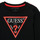 Textiel Jongens T-shirts met lange mouwen Guess SOLEDAD Zwart