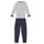 Textiel Jongens Pyjama's / nachthemden Petit Bateau TECHI Wit / Blauw