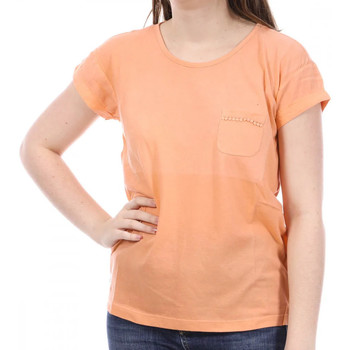 Textiel Dames T-shirts korte mouwen Sun Valley  Orange