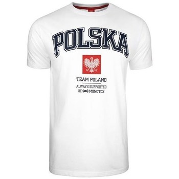 Textiel Heren T-shirts korte mouwen Monotox Polska College Wit