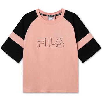 Textiel Kinderen T-shirts korte mouwen Fila 683330 Roze