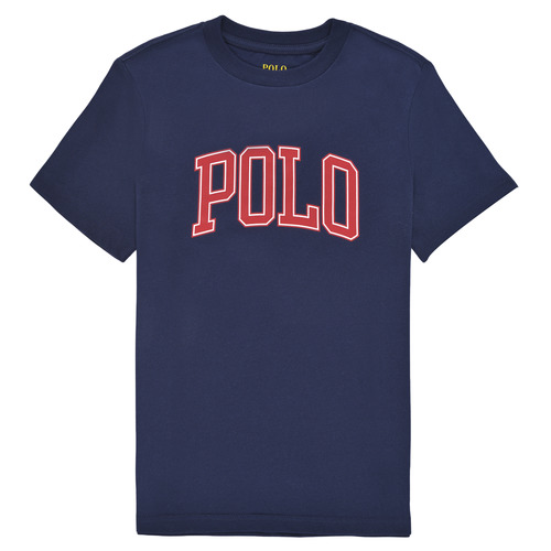 Textiel Meisjes T-shirts korte mouwen Polo Ralph Lauren MATIKA Marine
