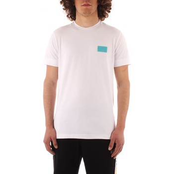 Textiel Heren T-shirts korte mouwen Emporio Armani EA7 3KPT50 Wit