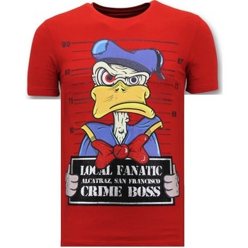 Textiel Heren T-shirts korte mouwen Lf Luxe Alcatraz Prisoner Rood