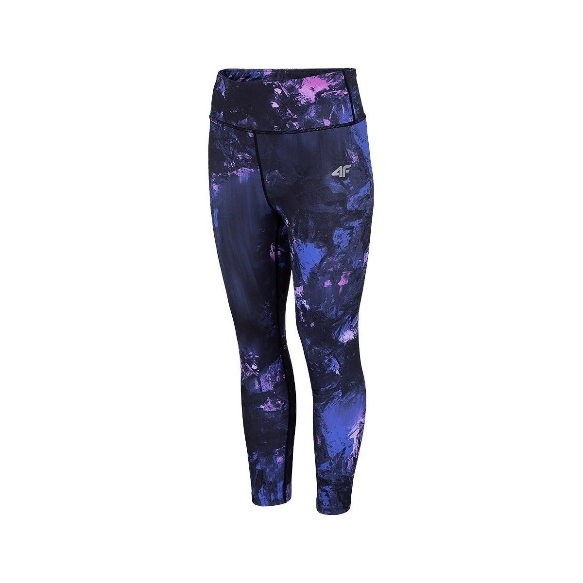 Textiel Dames Broeken / Pantalons 4F SPDF011 Bleu marine, Violet
