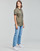 Textiel Dames T-shirts korte mouwen adidas Originals TEE Zwart / Brown