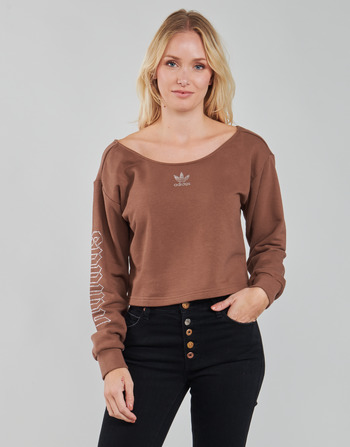 Textiel Dames Sweaters / Sweatshirts adidas Originals SLOUCHY CREW? Brown