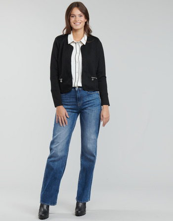 Textiel Dames Straight jeans Le Temps des Cerises PULP HIGH 24 Blauw