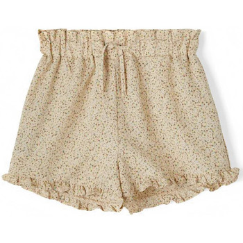 Textiel Meisjes Korte broeken / Bermuda's Name it  Beige