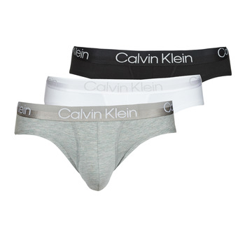 Ondergoed Heren Slips Calvin Klein Jeans HIP BRIEF Zwart / Grijs / Wit