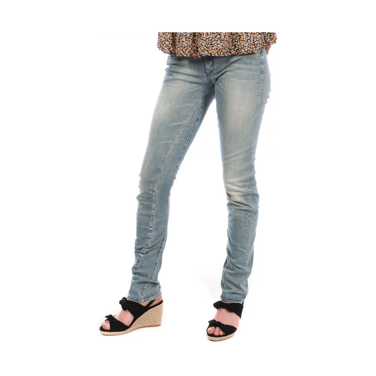 Textiel Dames Skinny jeans G-Star Raw  Blauw