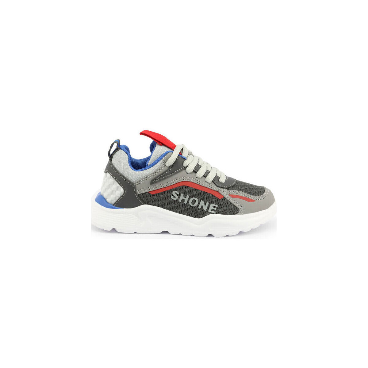 Schoenen Heren Sneakers Shone 903-001 Grey/White Grijs