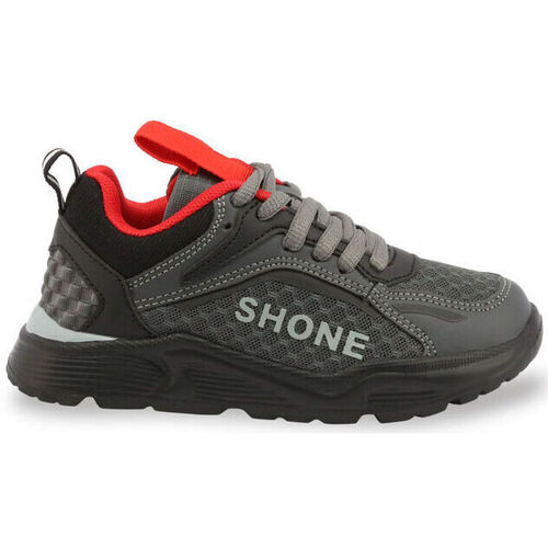 Schoenen Heren Sneakers Shone 903-001 dk/grey Grijs