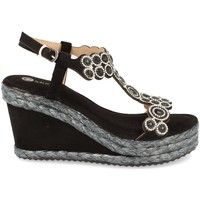 Schoenen Dames Sandalen / Open schoenen H&d N156 Zwart