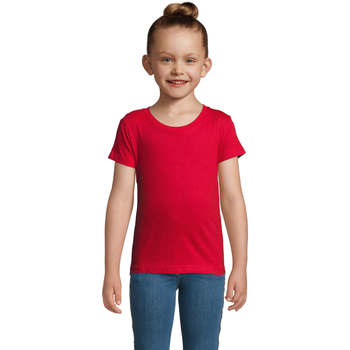 Textiel Meisjes T-shirts korte mouwen Sols CHERRY Rojo Rood
