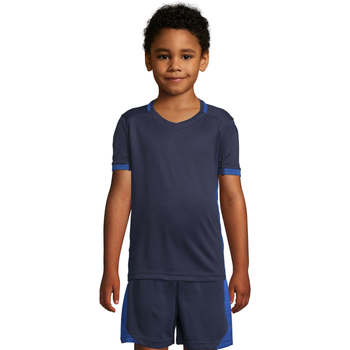 Textiel Kinderen T-shirts korte mouwen Sols CLASSICOKIDS Marino Azul Blauw